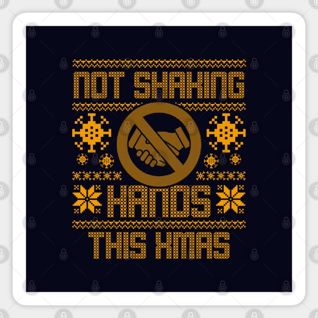 Funny Quarantine Social Distancing Ugly Christmas Sweater Sticker by BoggsNicolas